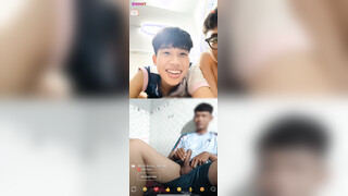 Vietnamese Guy Jerking Off In Front Of 3 Straight Boys