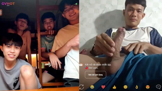 Jerking Off In Front Of 4 Vietnamese Straight Boys