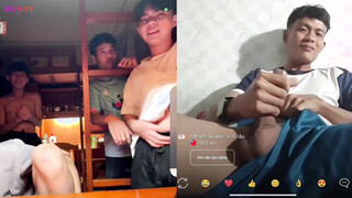 Jerking Off In Front Of 4 Vietnamese Straight Boys