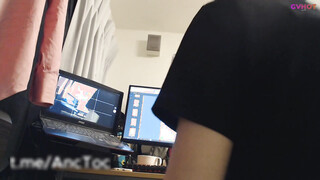 Handsome Chinese Guy AncToc Jerking Off