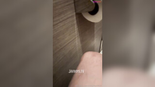 Sucking Hot Straight AndyChan In Public Toilet