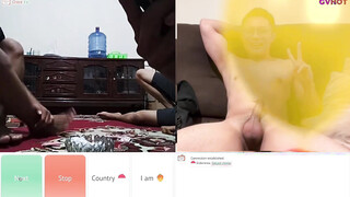 Handsome Guy Jerking Off In Front Of 3 Straight Guys