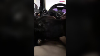 Two Hot Tiktoker Chinese Blowjob In The Car