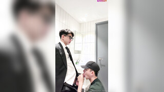 Ducal (Seven) & Snack Fucking Bareback In Public WC
