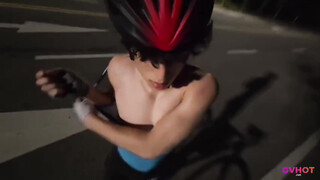 Hot Tiktoker China Jerks Off Outdoor On The Road