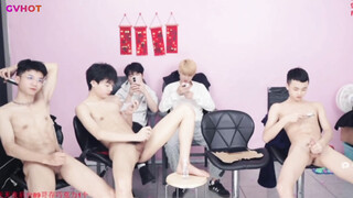 Handsome Boy Group China Livestream Suck Dick