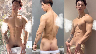 Handsome Straight Model Underwear Photoshoot