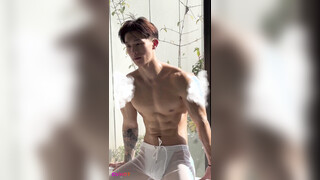 Handsome Straight Model Underwear Photoshoot