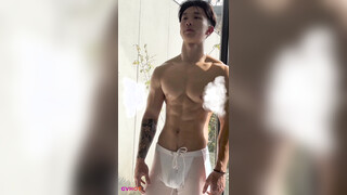 Handsome Straight Model Underwear Photoshoot