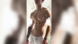 Handsome Straight Model Underwear Photoshoot