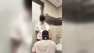 Ducal (Seven) Fucks Bare With Stranger In Public WC