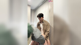 Ducal (Seven) Fucks Stranger Bareback In Public WC