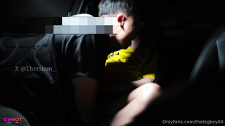 Thets Get Fucked Bareback By Lucky Fan In The Car