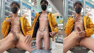 Vo Ngoc Tu Jerking Off Public In Convenience Store (2)