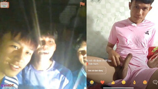 Stranger Jerking Off In Front Of 3 Vietnamese Straight Boys