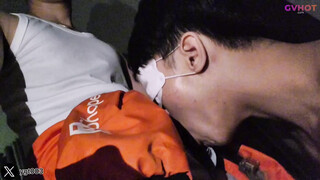 Blowjob Vietnamese Food Delivery Man