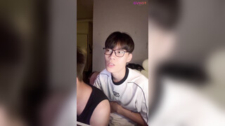 Vietnamese Couple Livestream Sucks Dick