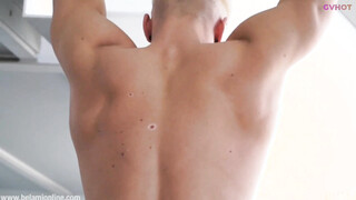 Handsome Straight Model Jerk Off