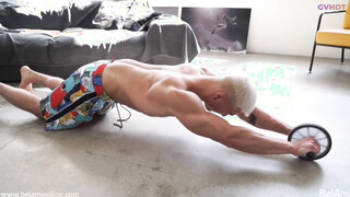 Handsome Straight Model Jerk Off
