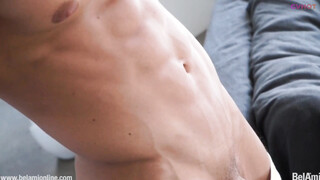 Handsome Straight Model Jerk Off