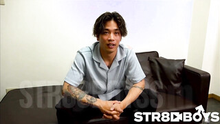 STR8BOYS – SBM-0390 – 【THE FIRST TAKE-面接編-】これぞザ！ヤンチャ系ノンケイケメン代表！S級カリデカ巨根イケメンの目がトロン…めちゃ気持ち良さそう!!さらにDKISSも！