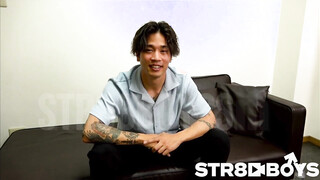 STR8BOYS – SBM-0390 – 【THE FIRST TAKE-面接編-】これぞザ！ヤンチャ系ノンケイケメン代表！S級カリデカ巨根イケメンの目がトロン…めちゃ気持ち良さそう!!さらにDKISSも！