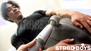STR8BOYS – SBM-0390 – 【THE FIRST TAKE-面接編-】これぞザ！ヤンチャ系ノンケイケメン代表！S級カリデカ巨根イケメンの目がトロン…めちゃ気持ち良さそう!!さらにDKISSも！