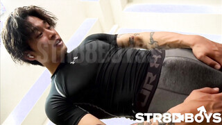 STR8BOYS – SBM-0390 – 【THE FIRST TAKE-面接編-】これぞザ！ヤンチャ系ノンケイケメン代表！S級カリデカ巨根イケメンの目がトロン…めちゃ気持ち良さそう!!さらにDKISSも！